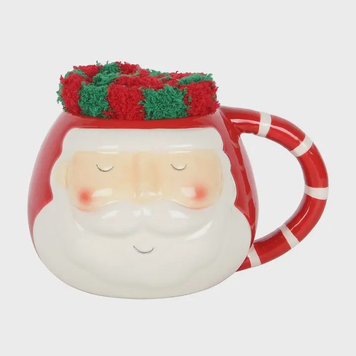 Santa Mug w Socks