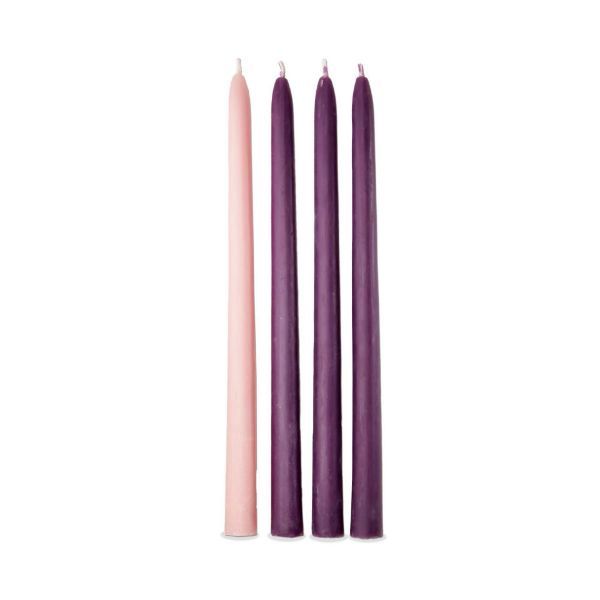 Advent Candles, Set of 4