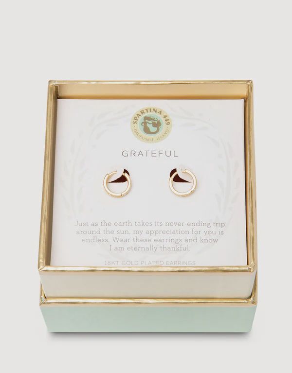 Spartina Grateful Earrings, Gold