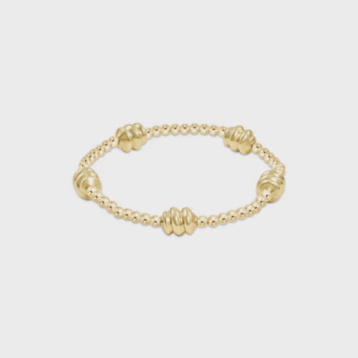 Admire Gold 3mm Gold Bead Bracelet