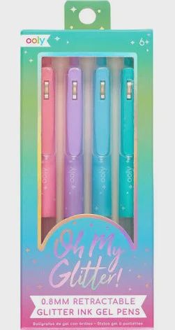 Oh My Glitter! Retractable Glitter Ink Gel Pens