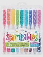 Stampables ; Double Ended Brush &amp; Stamp Markers