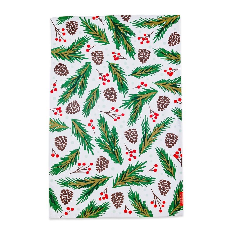 Boughs &amp; Berry Tea Towel