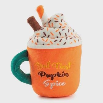 Pumpkin Spice Latte Mug Dog Toy