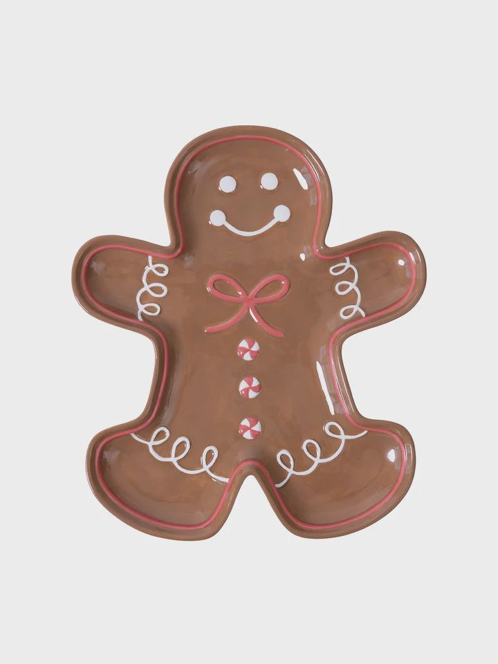 Gingerbread Man Platter