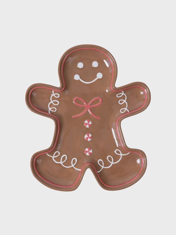 Gingerbread Man Platter