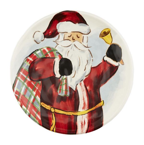 Santa Gift Sack Salad Plate