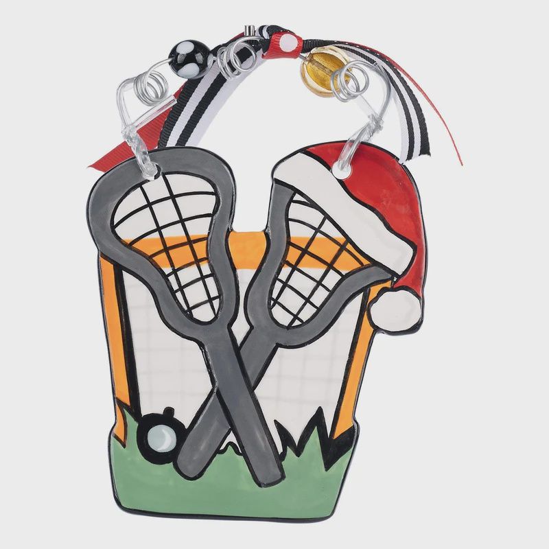 Lacrosse Flat Ornament
