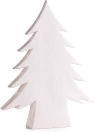Teton White Ceramic Tree, 6.25&quot;