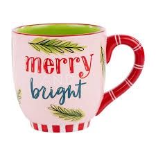 Merry &amp; Bright Vintage Mug