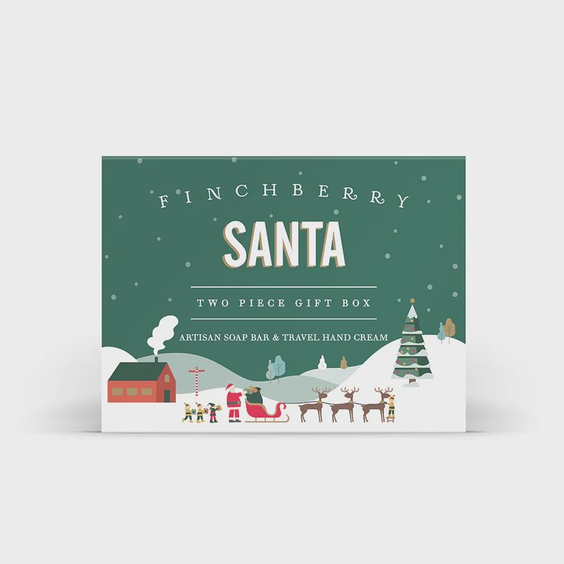 Santa Holiday Gift Box