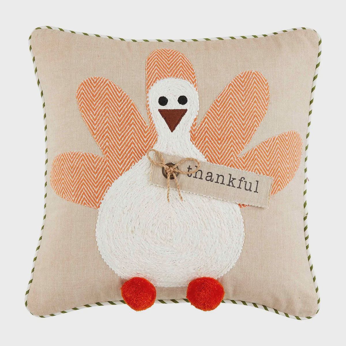 Turkey Applique Pillow
