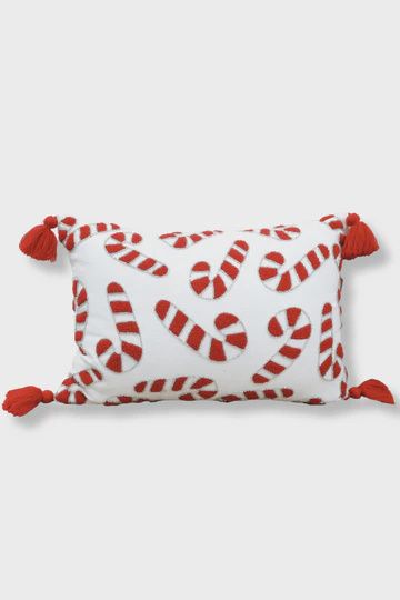 Candy Cane Lumbar Pillow