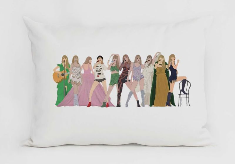 Swiftie Decor White Pillow