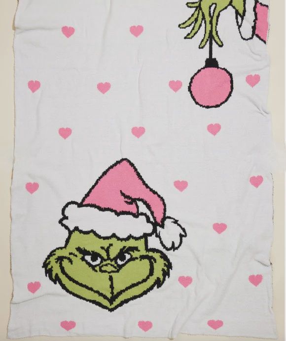 Grinch Throw