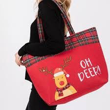 Christmas Tote Asst