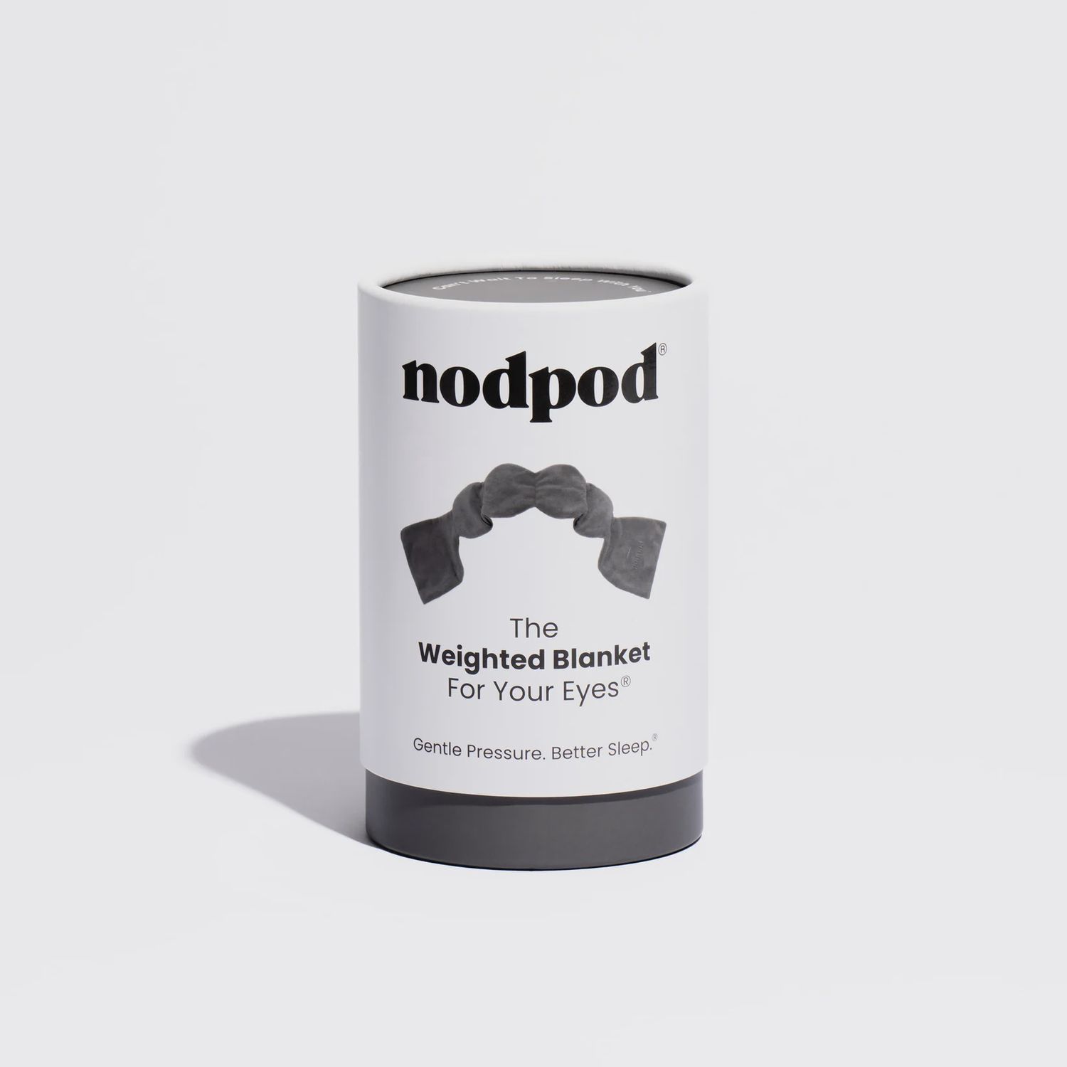 Nodpod Weighted Sleep Mask, Color: Gray
