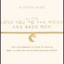 A Little - Love You to the Moon &amp; Back Mom, Bracelet