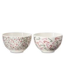 Candy Cane &amp; Holly Snack Bowl