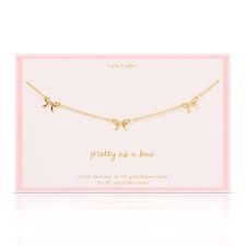 3 Bow Necklace