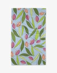 May Flowers Tea Towel