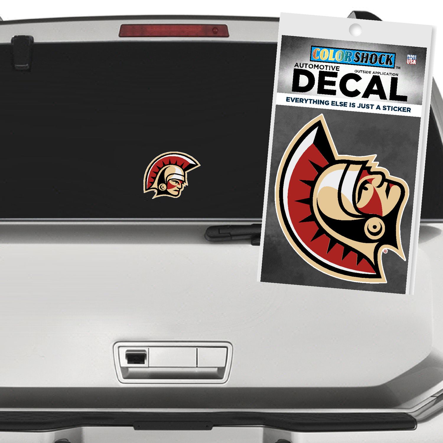 Spartan Head XL Car Decal