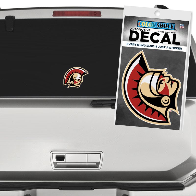 Spartan Head XL Car Decal