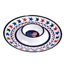 Stars &amp; Stripes Melamine Chip and Dip