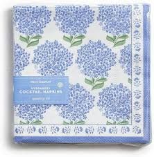Hydrangea Beverage Napkin