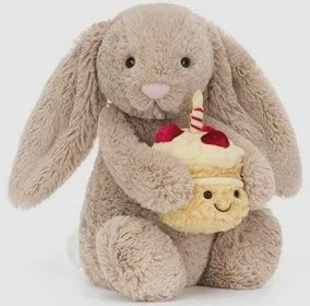 Bashful Beige Bunny 'Birthday'