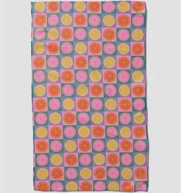 Summer Lemons Tea Towel