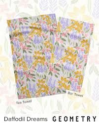 Daffodil Dreams Tea Towel
