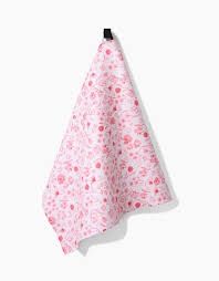Water Florals Tea Towel