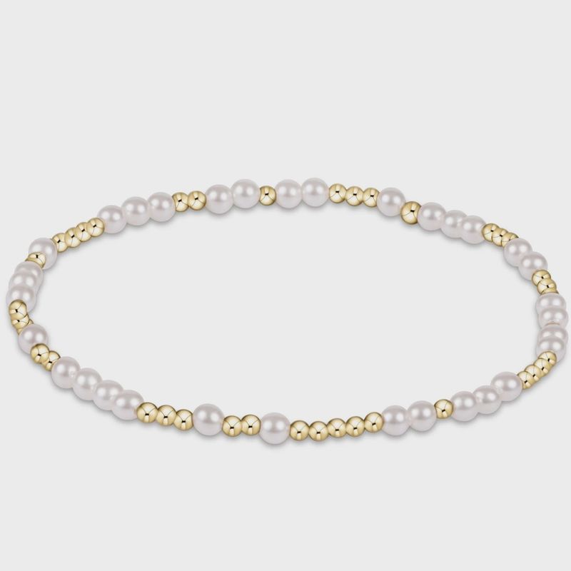 Gold Hope Unwritten Bracelet, Pearl