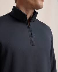 Southern Tide Whyche Interlock Quarter zip