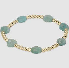 Gemstone Admire Gold Bracelet, 3mm, Design: Admire Amazonite