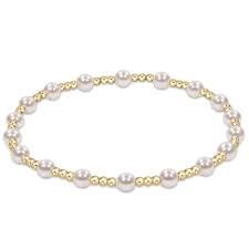 Extends Classic Sincerity Bracelet, Pearl 4mm