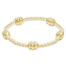 Extends, Admire Gold 3mm Gold Bead Bracelet