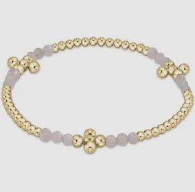 Gemstone Bracelet, Signature Cross Gold Bliss, 2.5mm f23