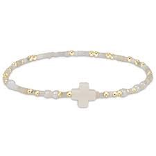 Hope Unwritten Signature Cross Bracelet