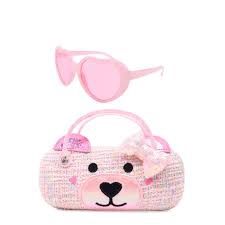 Teddy Tweed Sunglasses &amp; Case