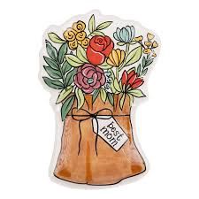 Best Mom Floral Trinket Tray