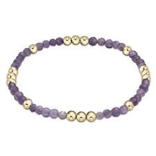 Gemstone Worthy Bracelet, 3mm f23