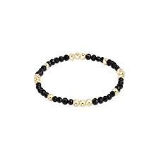 Gemstone Worthy Bracelet, 3mm f23, Design: Onyx