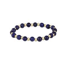 Gemstone Grateful 6mm Bead Bracelet f22