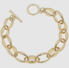 Micah Chain Link Toggle Bracelet