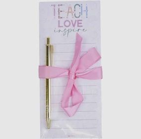 Teacher Notepad Gift Set