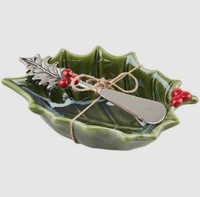 Holly Tidbit Bowl Set
