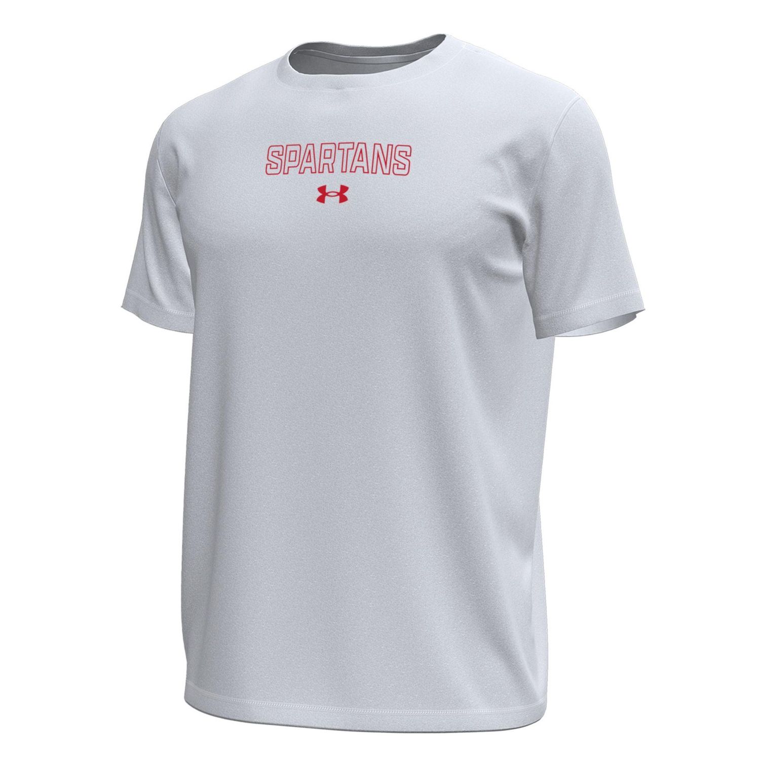Under Armour Tech Stretch Short Sleeve 25, Color: White, Size: AS