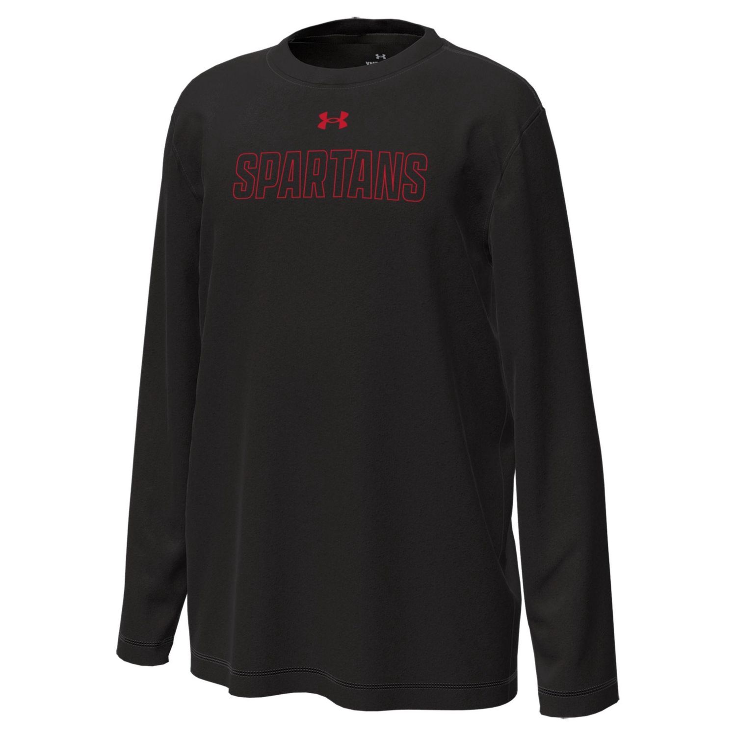 Under Armour Youth Long Sleeve Tech Tee 25, Color: Black, Size: YXS